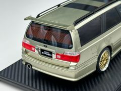 Xe Mô Hình Nissan Stagea- R34 Custom Version Limited 66 pcs 1:18 Ivy Model ( Gold )