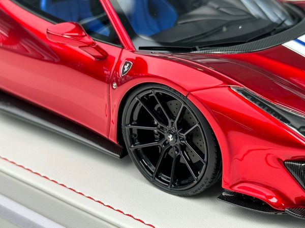 Xe Mô Hình Novitec 488 pista 1:18 Ivy Merit ( Metallic Red )