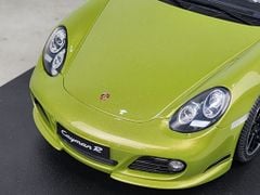 Xe Mô Hình Porsche Cayman R 2012 1:18 GT Spirit ( Peridot Metallic )