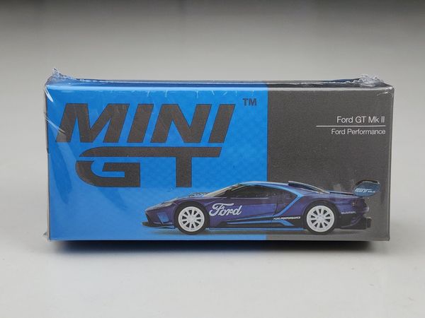 Xe Mô Hình Frod GT Mk II Ford Performance LHD 1:64 MiNiGT ( Xanh )