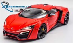 XE MÔ HÌNH LYKAN HYPERSPORT 1:18 AUTOCRAFT (ĐỎ)