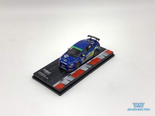 Xe Mô Hình Subaru WRX STI Super Taikyu Series 2018 1:64 Tarmac Works ( Xanh #59 )