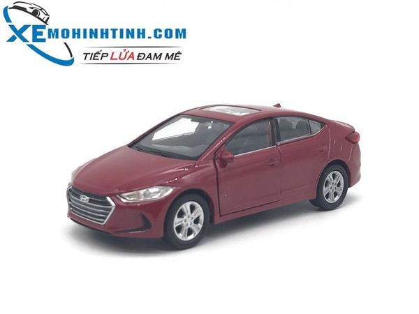 HỘP XE MÔ HÌNH Hyundai Elantra WELLY 1:36 (Đỏ)