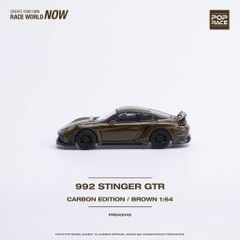Xe Mô Hình 992 Stinger GTR Carbon Edition - Brown 1:64 POPRACE