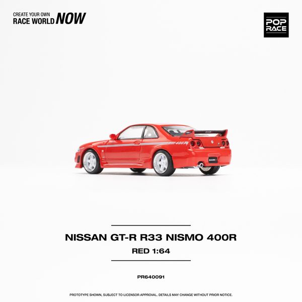 Xe Mô Hình GT-R 400R 1:64 PopRace ( Red )