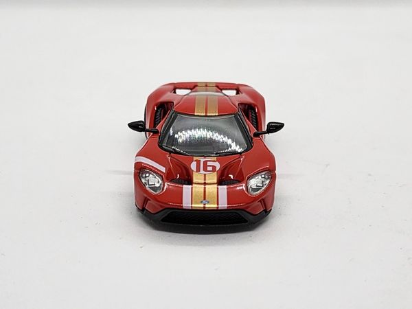 Xe Mô Hình Ford GT Alan Mann Heritage Edition LHD 1:64 Minigt ( Đỏ )