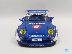 Xe Mô Hình Porsche RWB #9 Hong Kong 2019 1:18 GTSpirit ( Xanh )