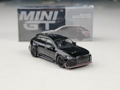 Xe Mô Hình ABT Audi RS 6 1:64 MiNiGT ( Đen )