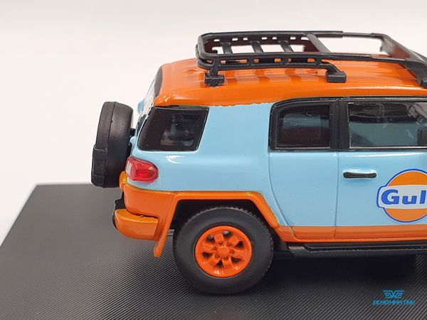 Xe Mô Hình Toyota FJ Cruiser 1/64 Street Weapon ( Gulf ) - Limited 500pcs