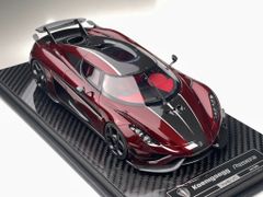 Xe mô hình Koenigsegg Regera 1:18 FrontiArt (Red Carbon)