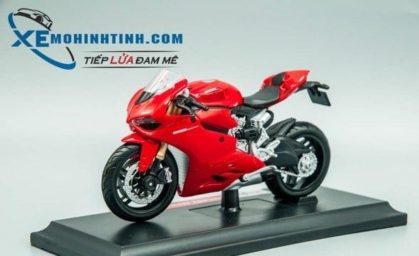 XE MÔ HÌNH DUCATI 1199 PANIGALE 1:18 MAISTO (ĐỎ)