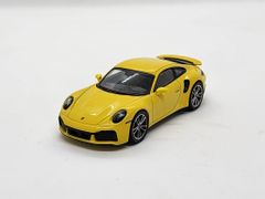 Xe Mô Hình Porsche 911 Turbo S Racing Yellow LHD 1:64 Minigt ( Vàng )