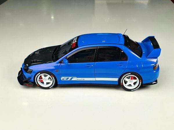 Xe Mô Hình Mitsubishi Lancer Evolution IX 1:18 Super A (Xanh)