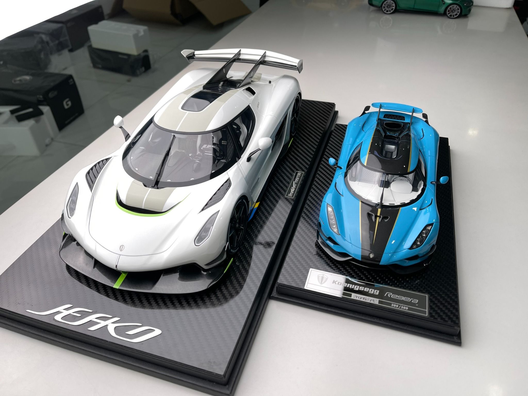Xe Mô Hình Koenigsegg Jesko Absolut 118 FrontiArt  Xám Đen   Shop Xe Mô  Hình Tĩnh