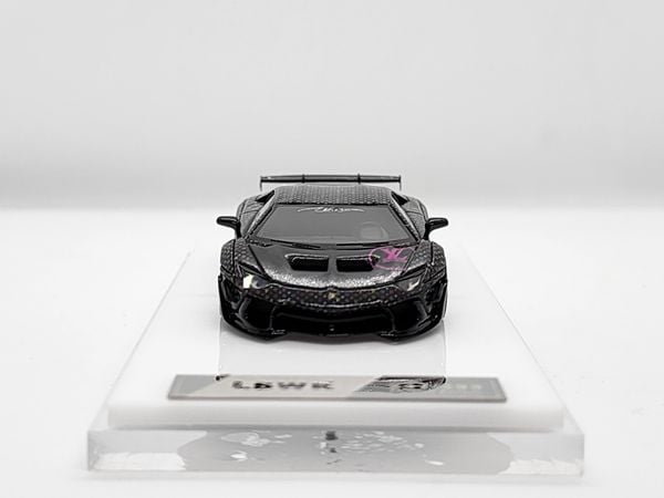 Xe Mô Hình Lamborghini Liberty Walk LB-Works LP 700 Aventador 2.0 1:64 Liberty Walk ( Đen LV )