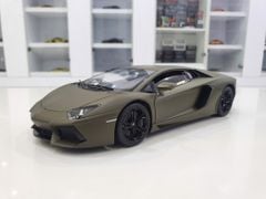 XE MÔ HÌNH LAMBORGHINI AVENTADOR LP700 1:18 WELLY-FX (XANH RÊU)