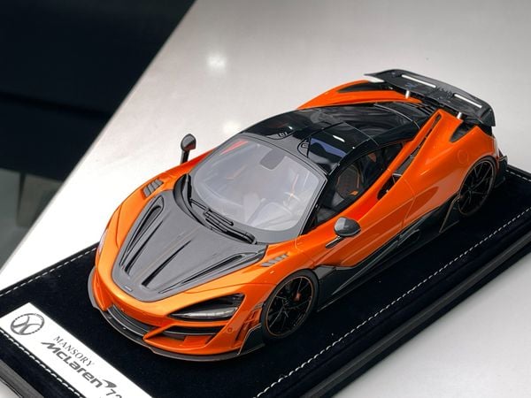 Xe Mô Hình McLaren 720S 1:18 Mansory limited 99psc ( Orange ) ( 91 )