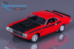 XE MÔ HÌNH DODGE CHALLENGER T/A 1:24 WELLY (ĐỎ)