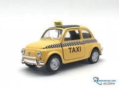 43606TICW MH WELLY FIAT NUOVA 500 1:36 (VÀNG TAXI)