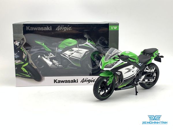 Xe Mô Hình Kawasaki Ninja 1:12 Joycity ( Xanh Trắng )