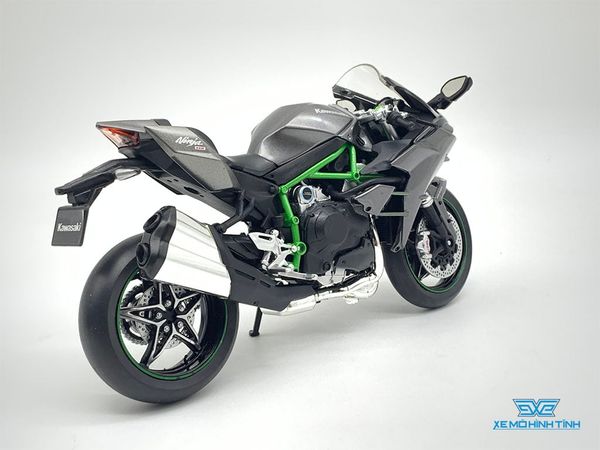 Xe Mô Hình Kawasaki Ninja H2 1:12 Joycity ( Đen Carbon )