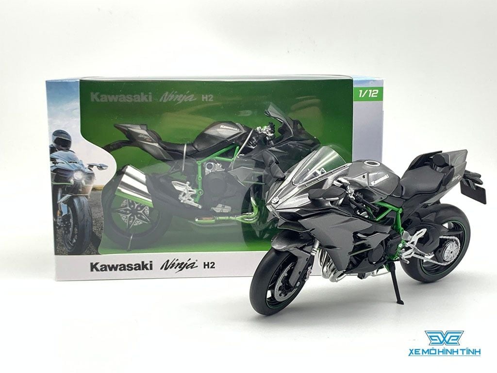 Mô Hình Kim Loại Lắp Ráp 3D Metal Earth ICONX MOTOR KAWASAKI NINJA H2R   MP564  ArtPuzzlevn