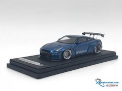 MH IGNITION MODEL 1:43 NISSAN GTR-R35 PANDEM ( BLUE METALLIC )