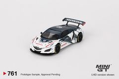 Xe Mô Hình Honda NSX GT3 Evo Alphatauri Yuki Tsunoda 2023 1:64 MiniGT (Trắng)