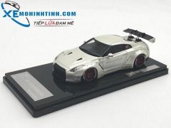 XE MÔ HÌNH NISSAN GTR R35 LB WORKS LIBERTY WALK 1:43 ONE MODEL (PEARL WHITE)