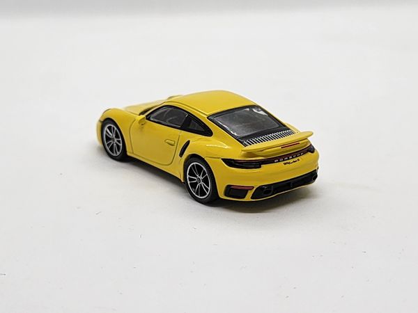 Xe Mô Hình Porsche 911 Turbo S Racing Yellow LHD 1:64 Minigt ( Vàng )