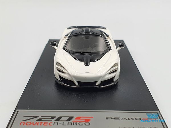 Xe Mô Hình MCLaren 720S N-Largo 1:64 Peako ( Trắng )