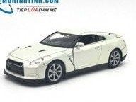 HỘP XE MÔ HÌNH WELLY NISSAN GT-R MỞ CỬA (TRẮNG)