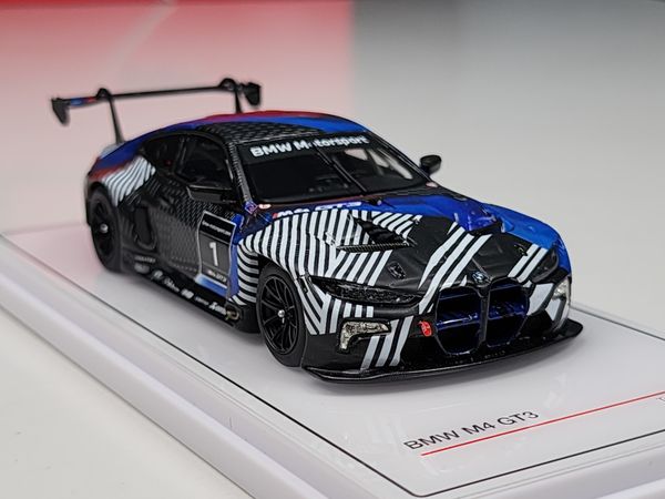 Xe Mô Hình BMW M4 GT3 Test Car Ver1 1:43 TSM Model ( Xanh )