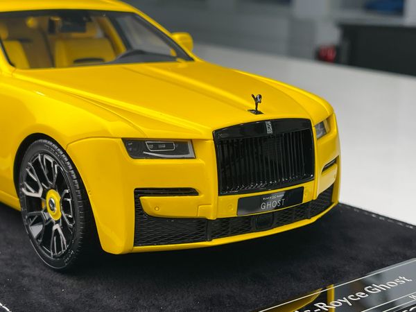 Xe Mô Hình Rolls-Royce Ghost 1:18 HH Model ( Monaco Yellow ) ( 7 )