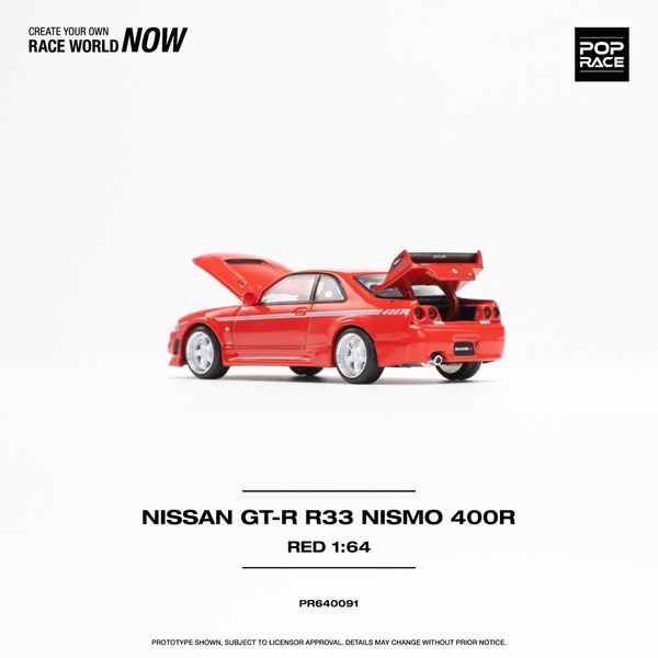 Xe Mô Hình GT-R 400R 1:64 PopRace ( Red )