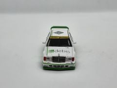 Xe Mô Hình Mercedes-Benz 190E 2.5 16 Evolution II 1991 DTM Zakspeed #20 Michael Schumacher LHD 1:64 Minigt ( Trắng Xanh )