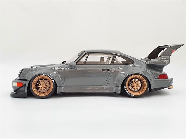 Xe Mô Hình Porsche RWB Akiba 1:18 GTSpirit ( Xám )