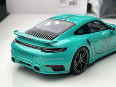 Xe Mô Hình Porsche 911(992) Turbo S Coupe Sport Design 2021 1:18 ( Xanh Min )