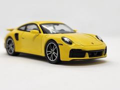 Xe Mô Hình Porsche 911 Turbo S Racing Yellow LHD 1:64 Minigt ( Vàng )