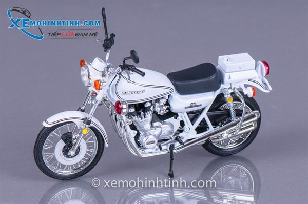 XE MÔ HÌNH KAWASAKI 750 RS-P POLICE 1:12 JOYCITY (TRẮNG)