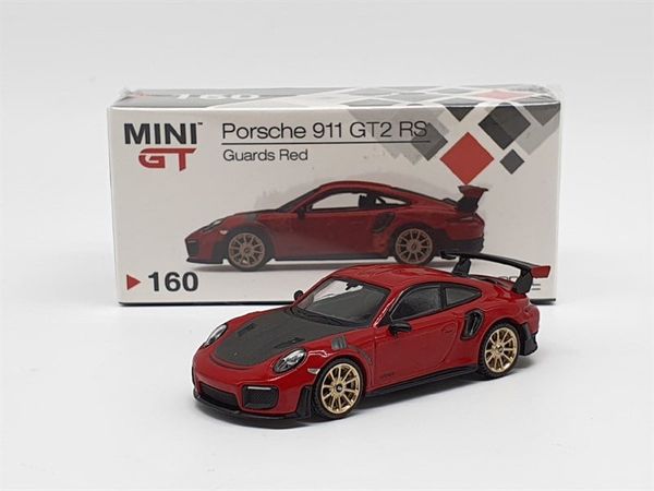 Xe Mô Hình Porsche 911 GT2 RS Guards LHD 1:64 MiniGT ( Đỏ )