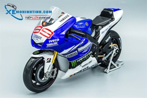 XE MÔ HÌNH YAMAHA M1 GP 99 MONSTER 1:10 MAISTO (XANH)