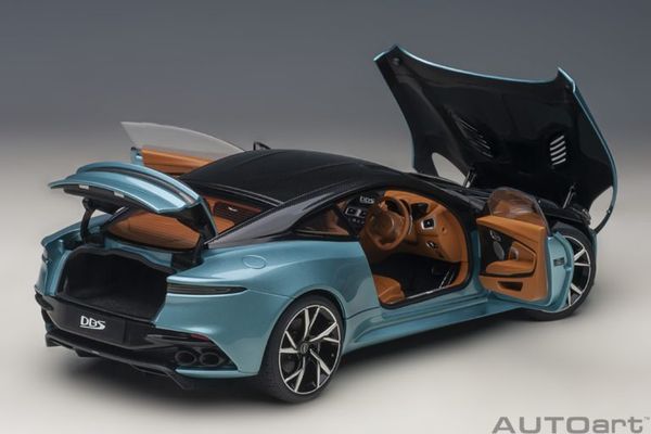 Xe mô hình Aston Martin DBS Superleggera 1:18 Autoart (Caribbean Pearl Blue)