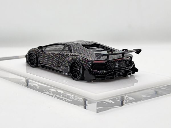 Xe Mô Hình Lamborghini Liberty Walk LB-Works LP 700 Aventador 2.0 1:64 Liberty Walk ( Đen LV )