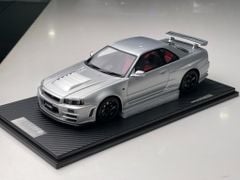 Xe Mô Hình Nissan Skyline R34 Z-Tune 1:18 One Model ( Bạc )