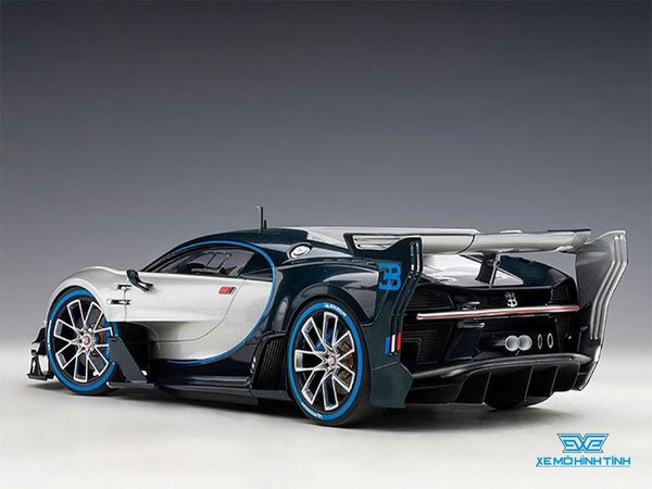 Xe Mô Hình Bugatti Vision Gran Turismo 1:18 Autoart ( Bạc Xanh )