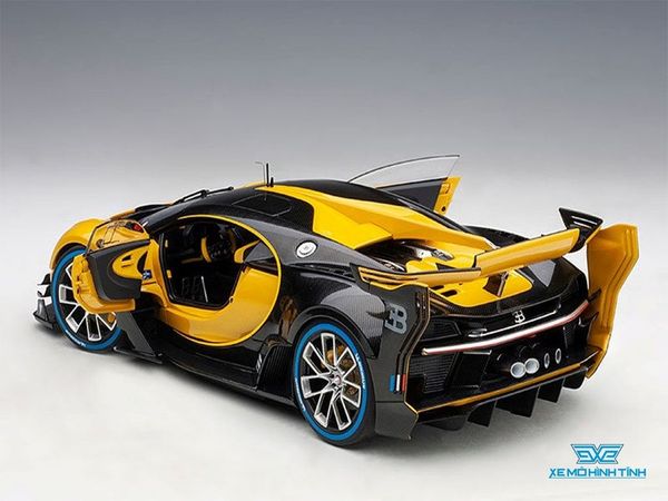 Xe Mô Hình Bugatti Vision Gran Turismo 2015 1:18 Autoart ( Giallo Midas/Black Carbon )