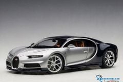 Xe Mô Hình Bugatti Chiron 2017  1:18 Autoart ( Bạc )