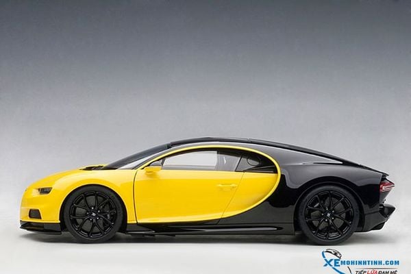 1/18 BUGATTI CHIRON 2017 (JAUNE MOLSHEIM YELLOW/NOCTURNE BLACK)