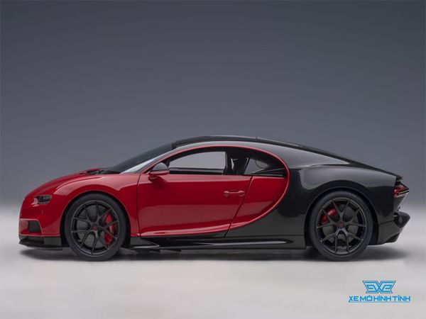 Xe Mô Hình Bugatti Chiron Sport 1:18 Autoart ( Đỏ Đen )